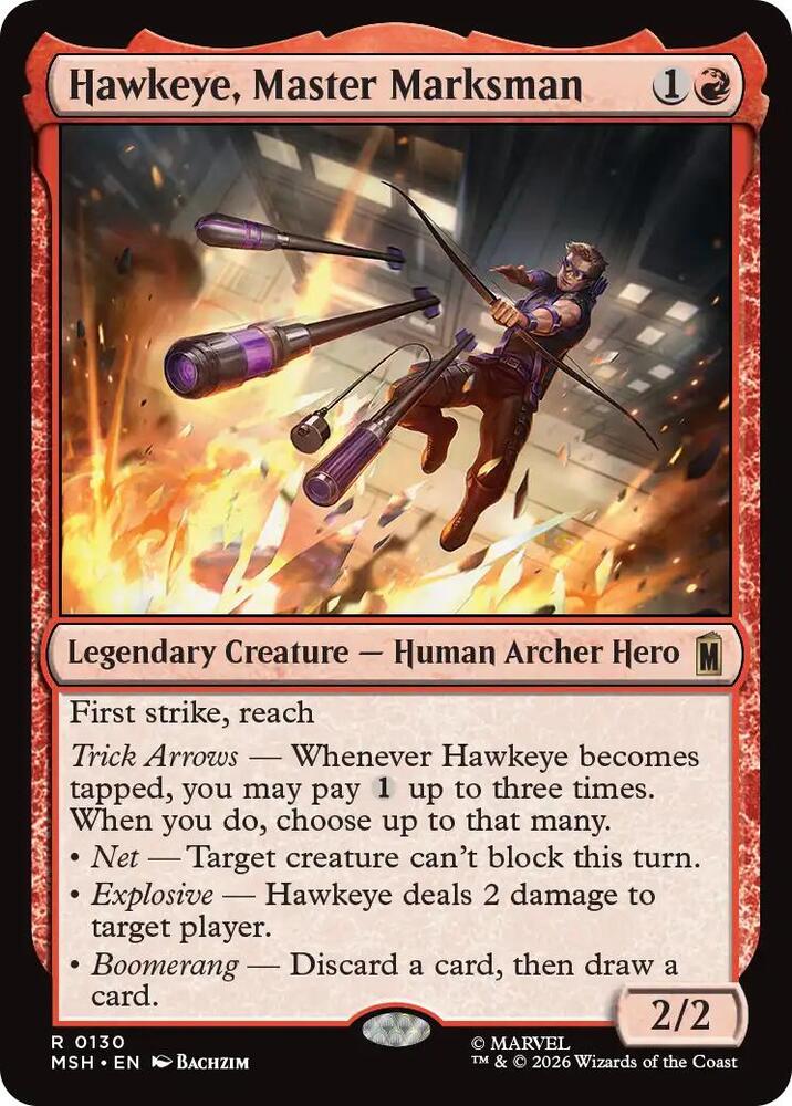 Hawkeye, Master Marksman 130 (Marvel Super Heroes)  | Chromatic Games