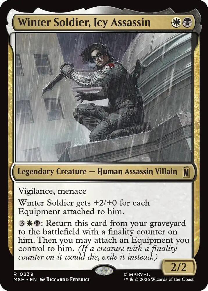 Winter Soldier, Icy Assassin 239 (Marvel Super Heroes)  - Foil | Chromatic Games
