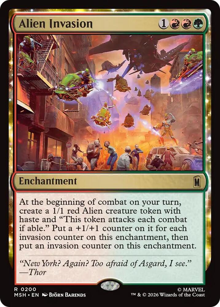 Alien Invasion 200 (Marvel Super Heroes)  | Chromatic Games