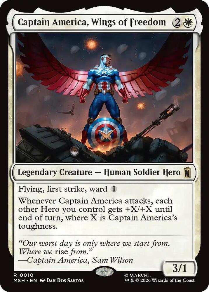 Captain America, Wings of Freedom 10 (Marvel Super Heroes)  | Chromatic Games