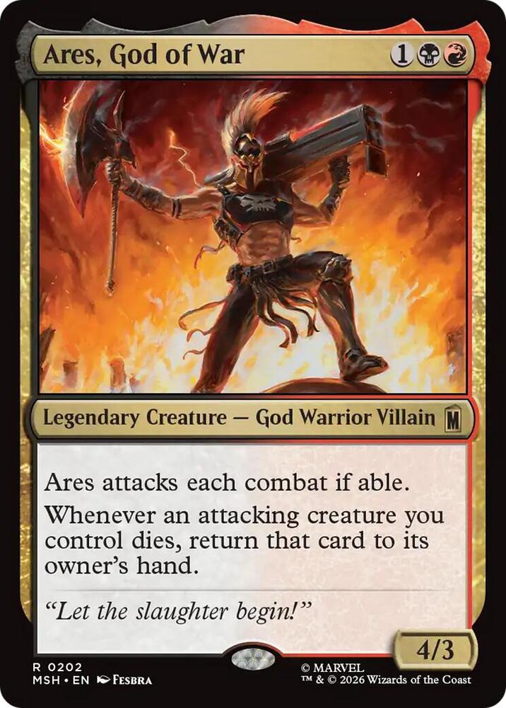 Ares, God of War 202 (Marvel Super Heroes)  | Chromatic Games