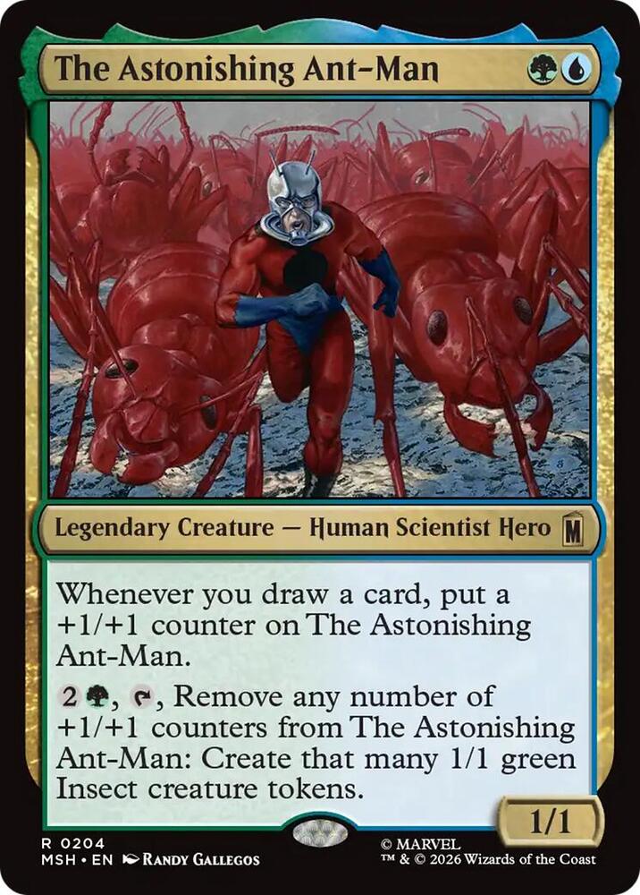 The Astonishing Ant-Man 204 (Marvel Super Heroes)  - Foil | Chromatic Games