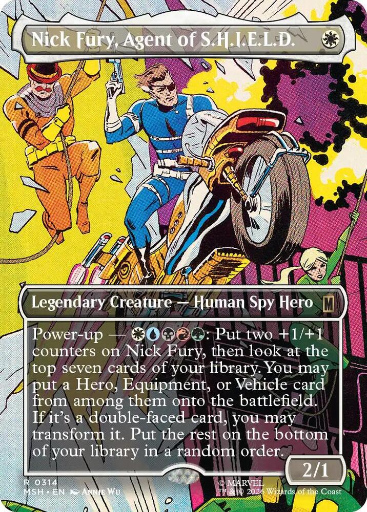 Nick Fury, Agent of S.H.I.E.L.D. 314 (Marvel Super Heroes)  - Borderless | Chromatic Games