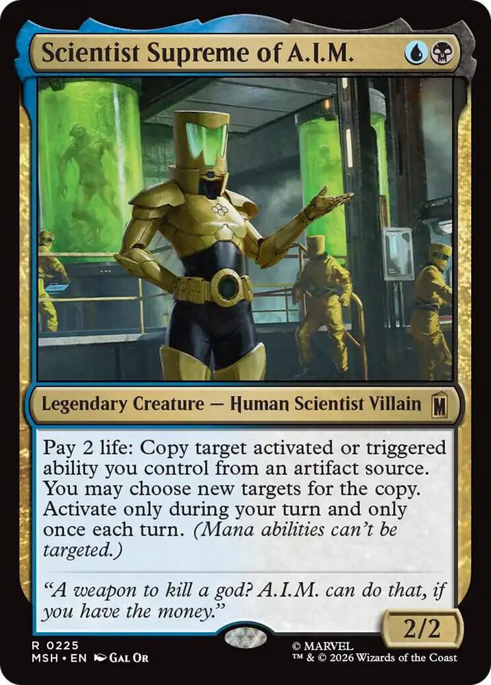 Scientist Supreme of A.I.M. 225 (Marvel Super Heroes)  | Chromatic Games