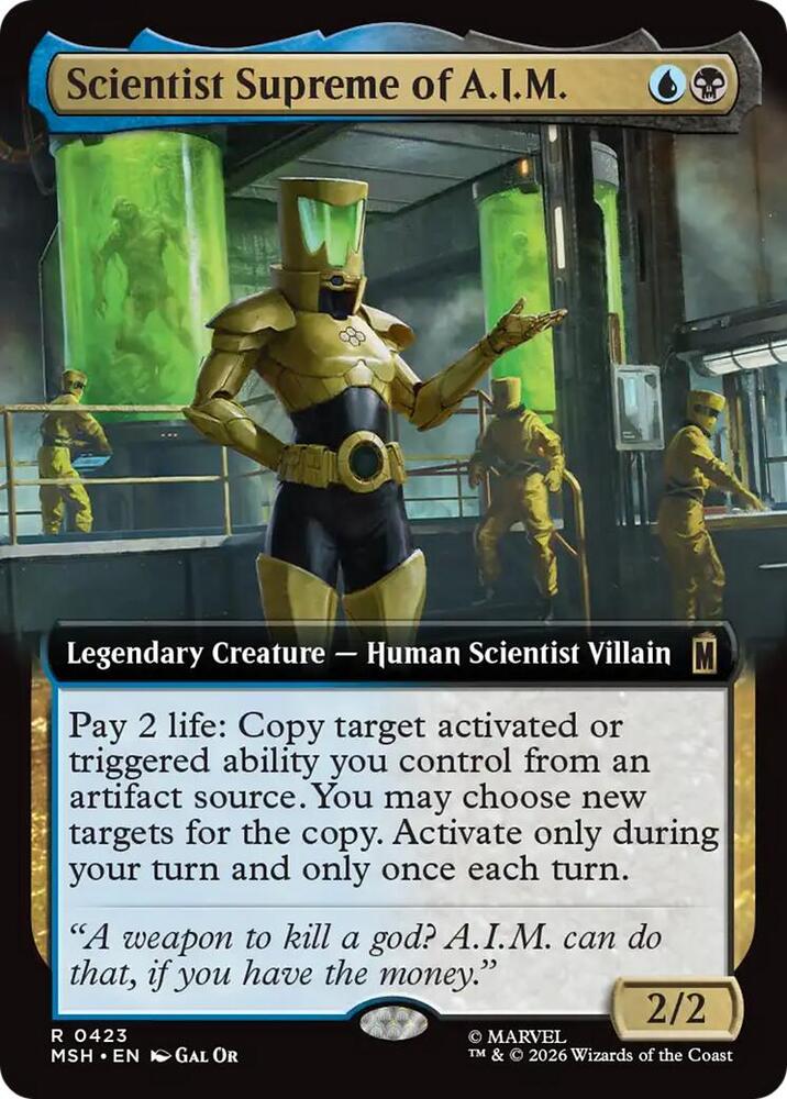 Scientist Supreme of A.I.M. 423 (Marvel Super Heroes)  - Extended Art | Chromatic Games