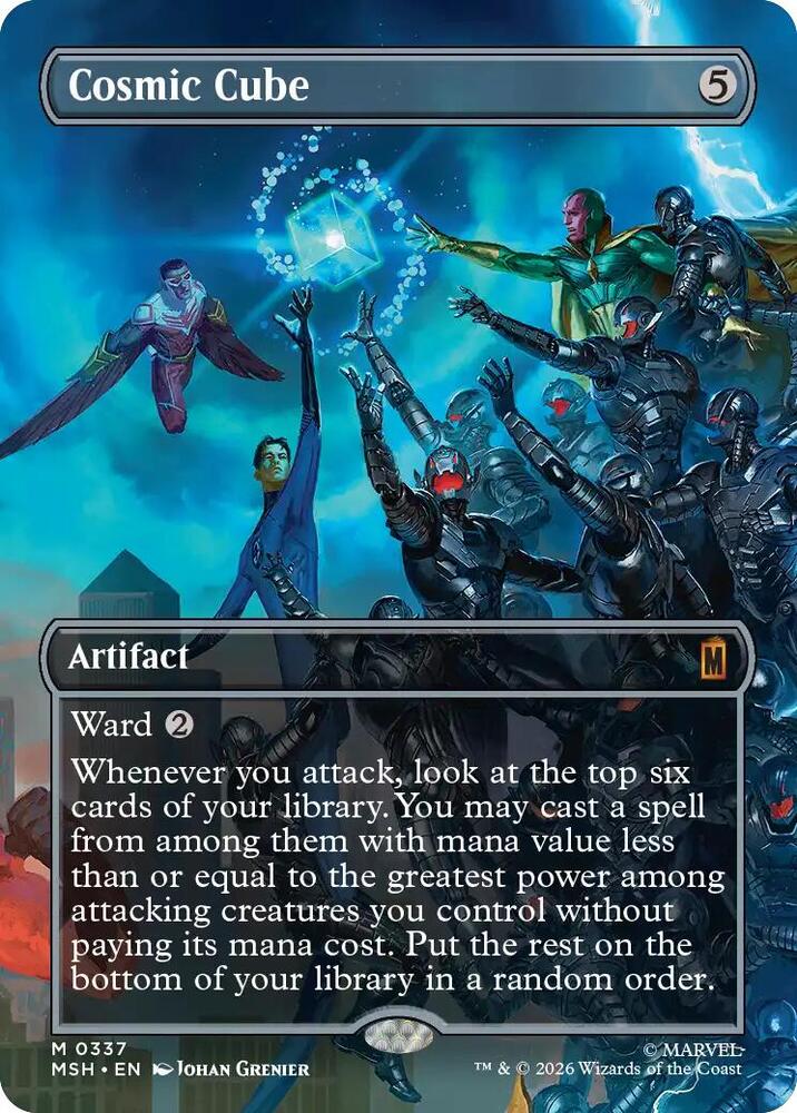 Cosmic Cube 337 (Marvel Super Heroes)  - Borderless Foil | Chromatic Games