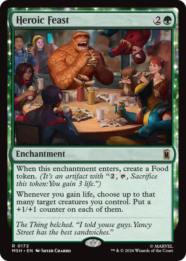 Heroic Feast 172 (Marvel Super Heroes)  | Chromatic Games