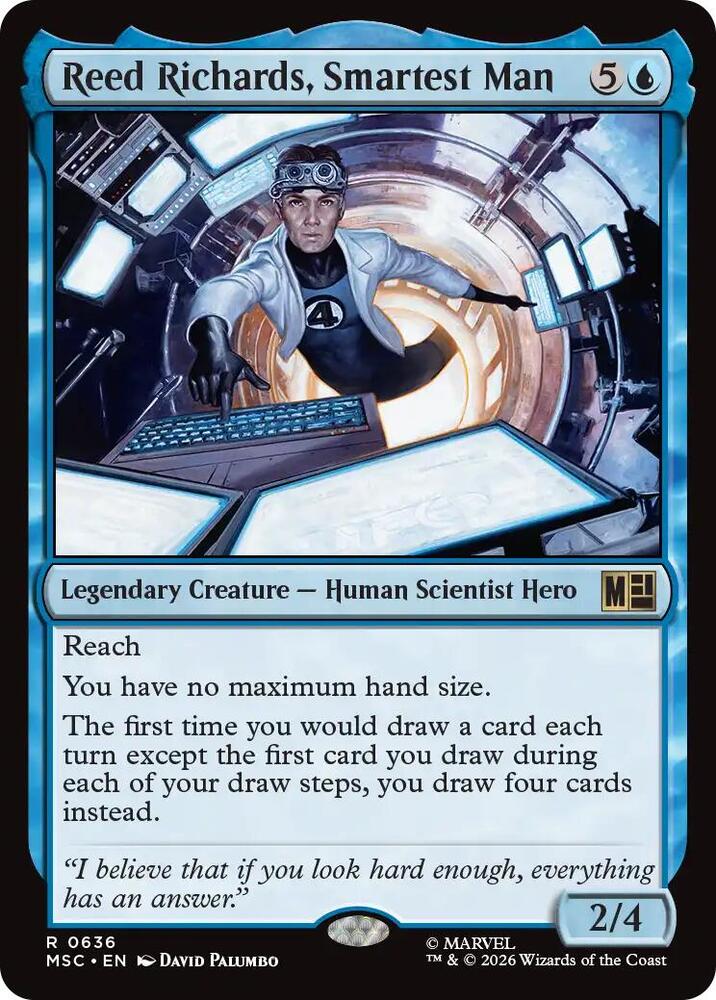 Reed Richards, Smartest Man 636 (Commander: Marvel Super Heroes)  | Chromatic Games