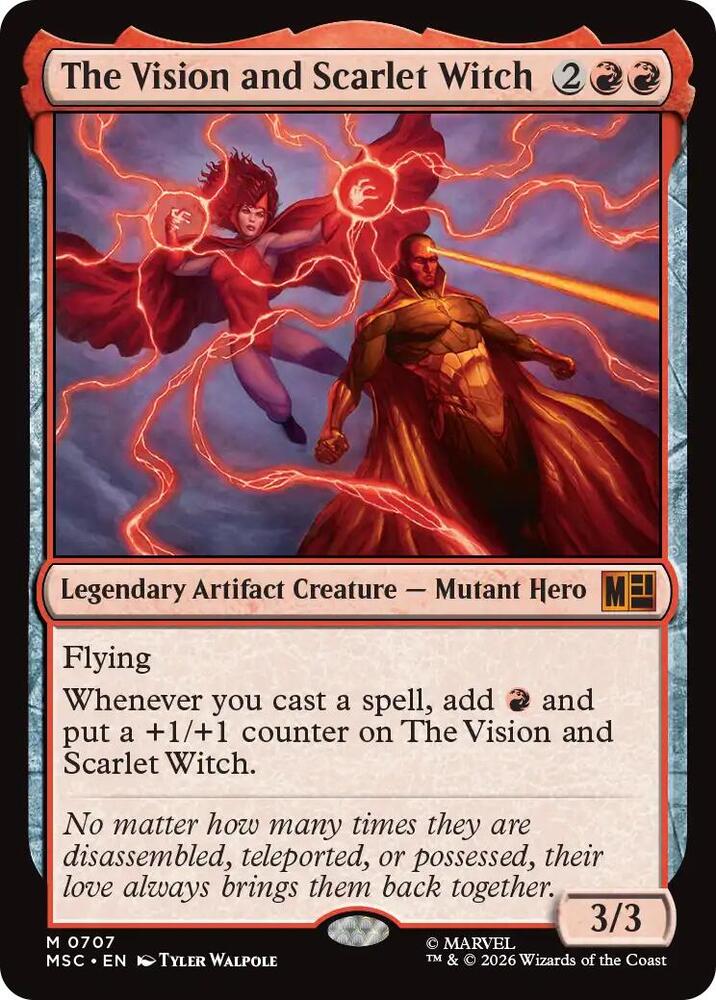 The Vision and Scarlet Witch 707 (Commander: Marvel Super Heroes)  | Chromatic Games