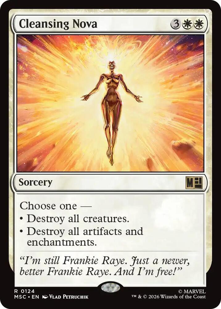 Cleansing Nova 124 (Commander: Marvel Super Heroes)  | Chromatic Games