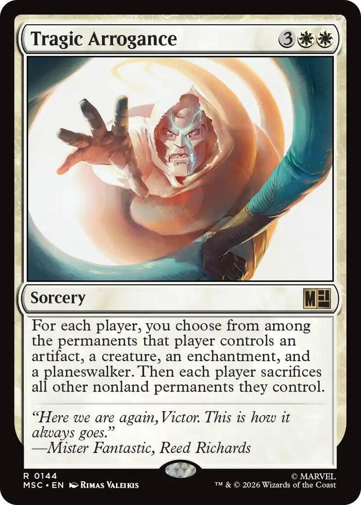 Tragic Arrogance 144 (Commander: Marvel Super Heroes)  | Chromatic Games
