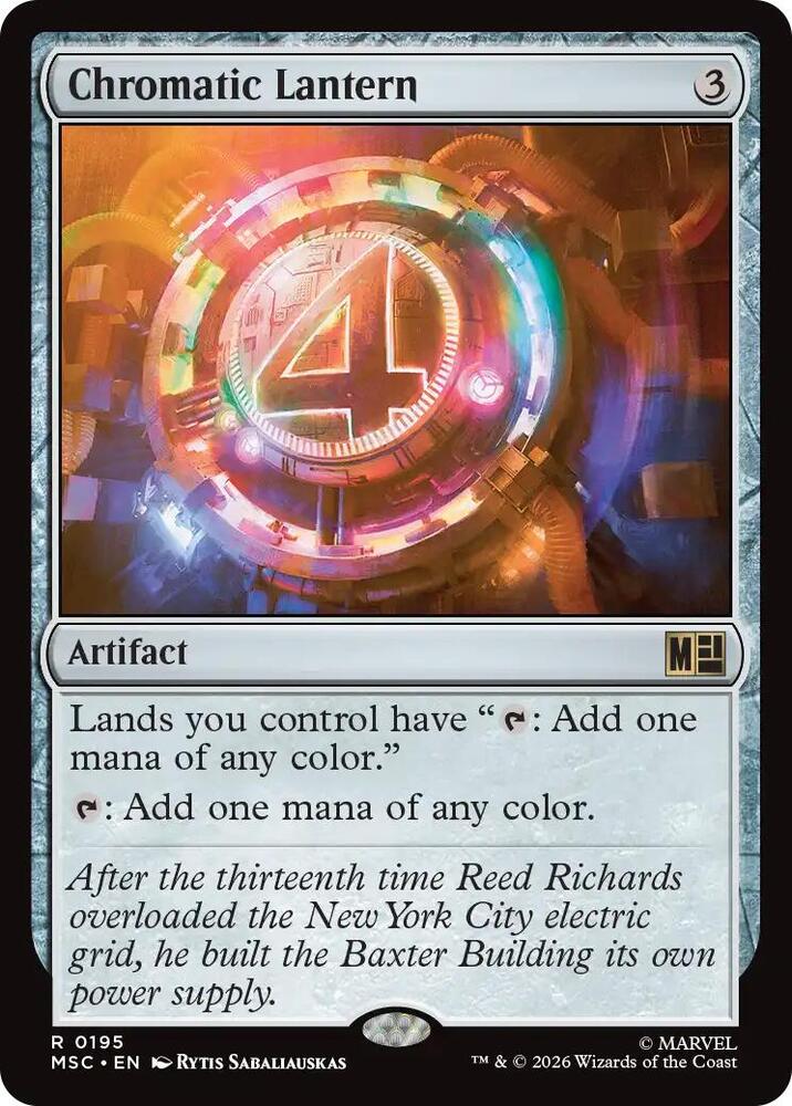 Chromatic Lantern 195 (Commander: Marvel Super Heroes)  | Chromatic Games