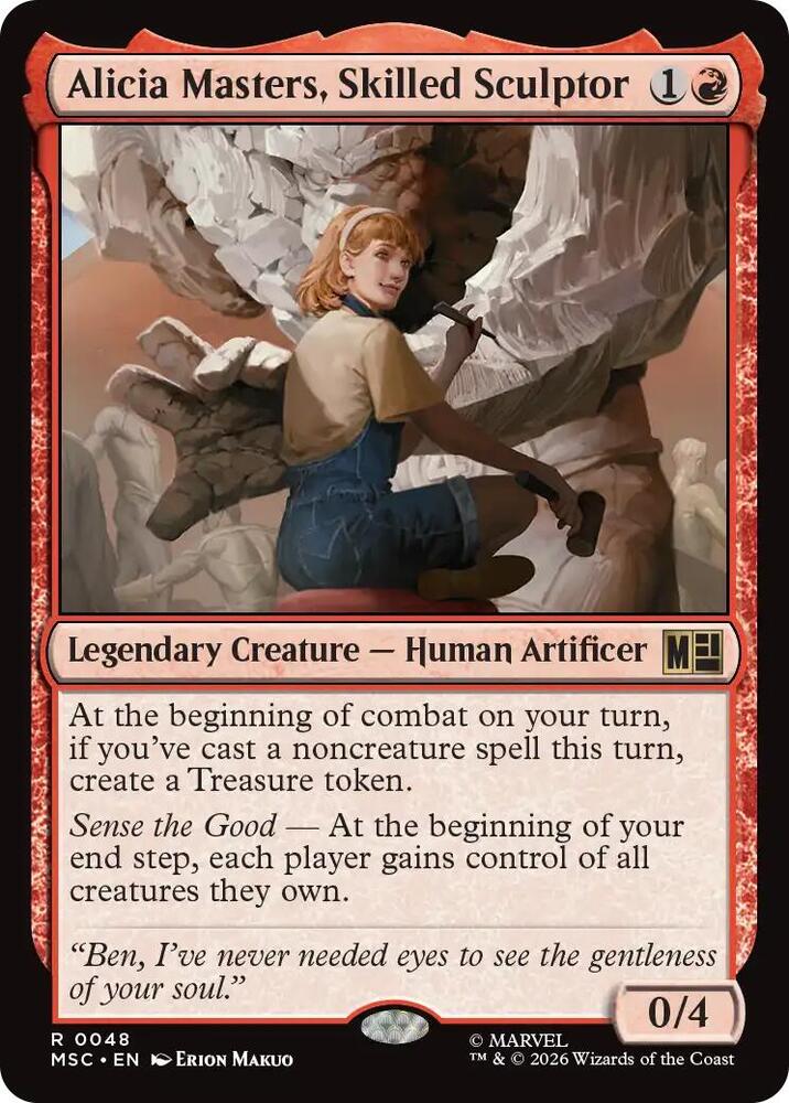 Alicia Masters, Skilled Sculptor 48 (Commander: Marvel Super Heroes)  | Chromatic Games