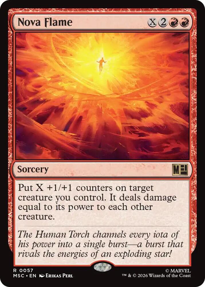 Nova Flame 57 (Commander: Marvel Super Heroes)  | Chromatic Games