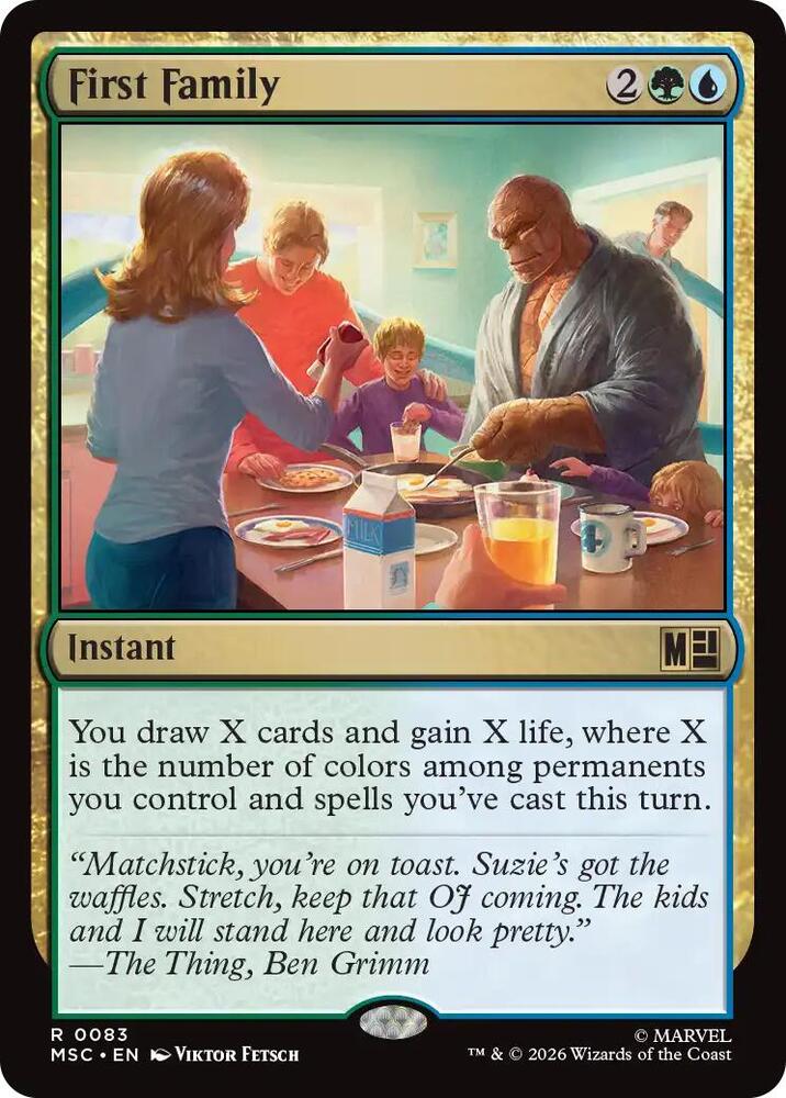 First Family 83 (Commander: Marvel Super Heroes)  | Chromatic Games