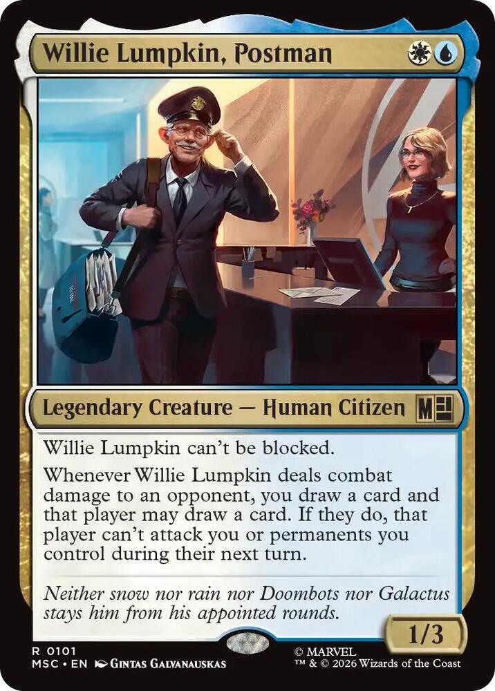 Willie Lumpkin, Postman 101 (Commander: Marvel Super Heroes)  | Chromatic Games