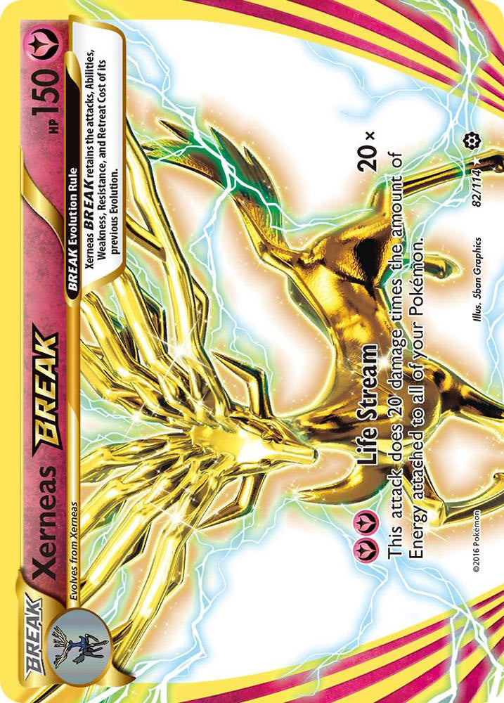 Xerneas BREAK 82/114 (XY - Steam Siege)  - Holofoil | Chromatic Games