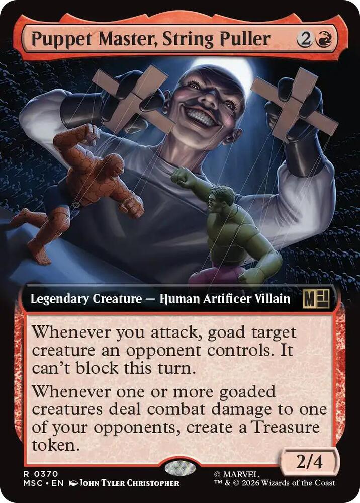 Puppet Master String Puller Extended Art 370 (Commander: Marvel Super Heroes)  - Extended Art | Chromatic Games