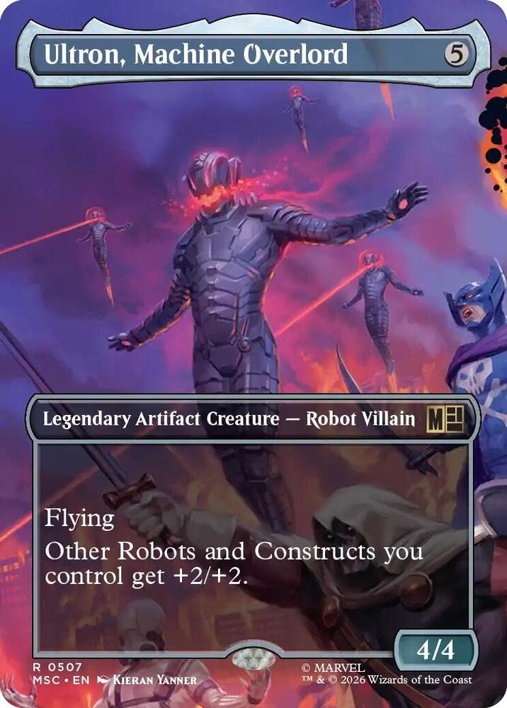 Ultron, Machine Overlord 507 (Commander: Marvel Super Heroes)  - Borderless | Chromatic Games