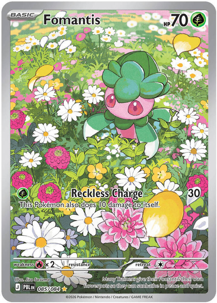Fomantis 085/084 (ME05: Pitch Black)  - Holofoil | Chromatic Games