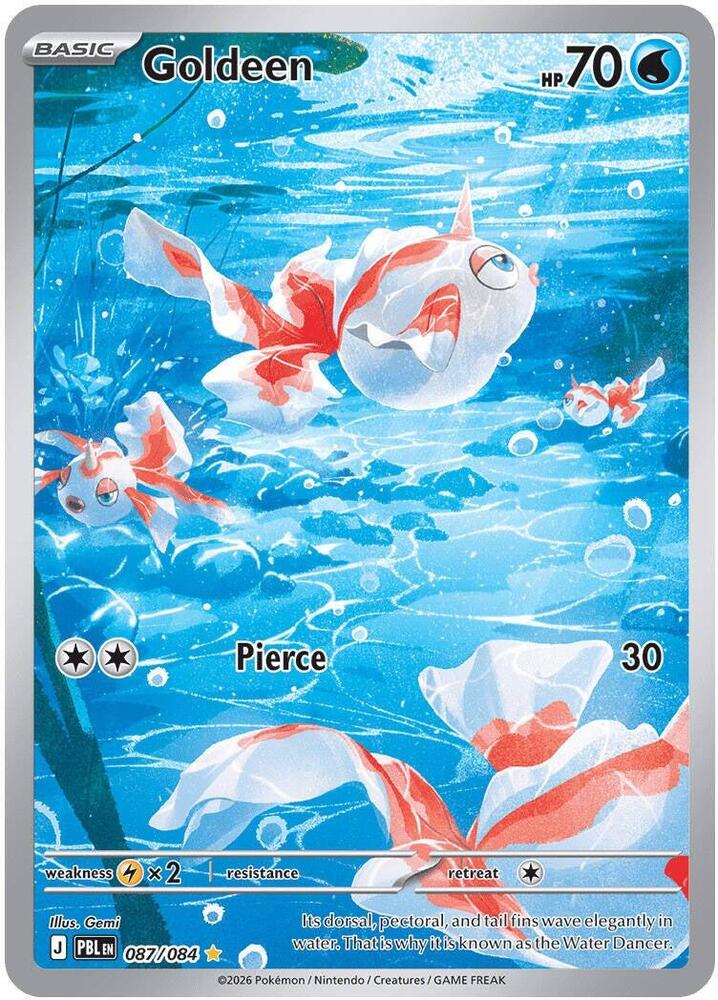Goldeen 087/084 (ME05: Pitch Black)  - Holofoil | Chromatic Games
