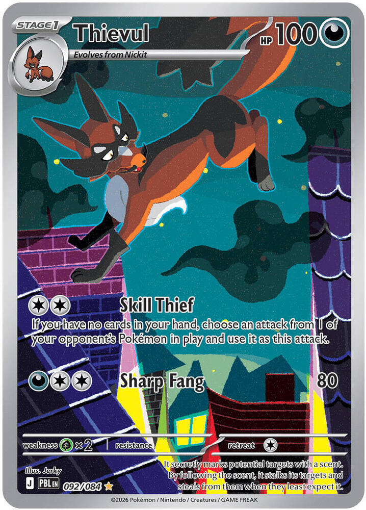 Thievul 092/084 (ME05: Pitch Black)  - Holofoil | Chromatic Games