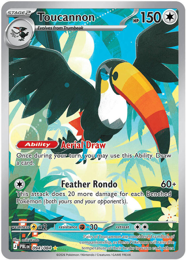 Toucannon 094/084 (ME05: Pitch Black)  - Holofoil | Chromatic Games