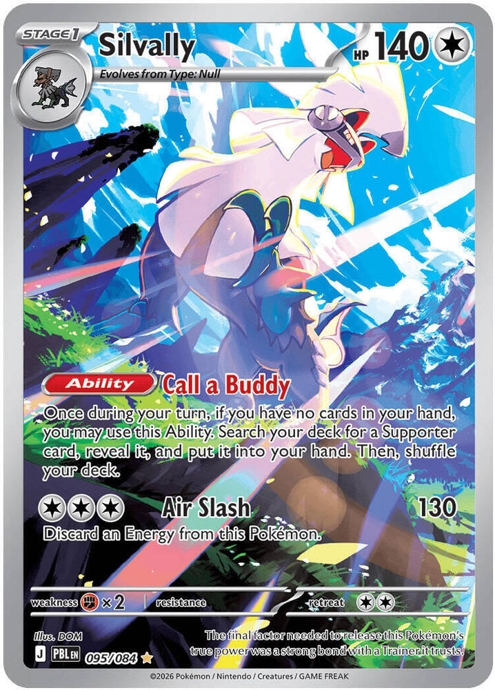 Silvally 095/084 (ME05: Pitch Black)  - Holofoil | Chromatic Games