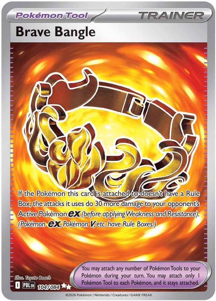 Brave Bangle 104/084 (ME05: Pitch Black)  - Holofoil | Chromatic Games