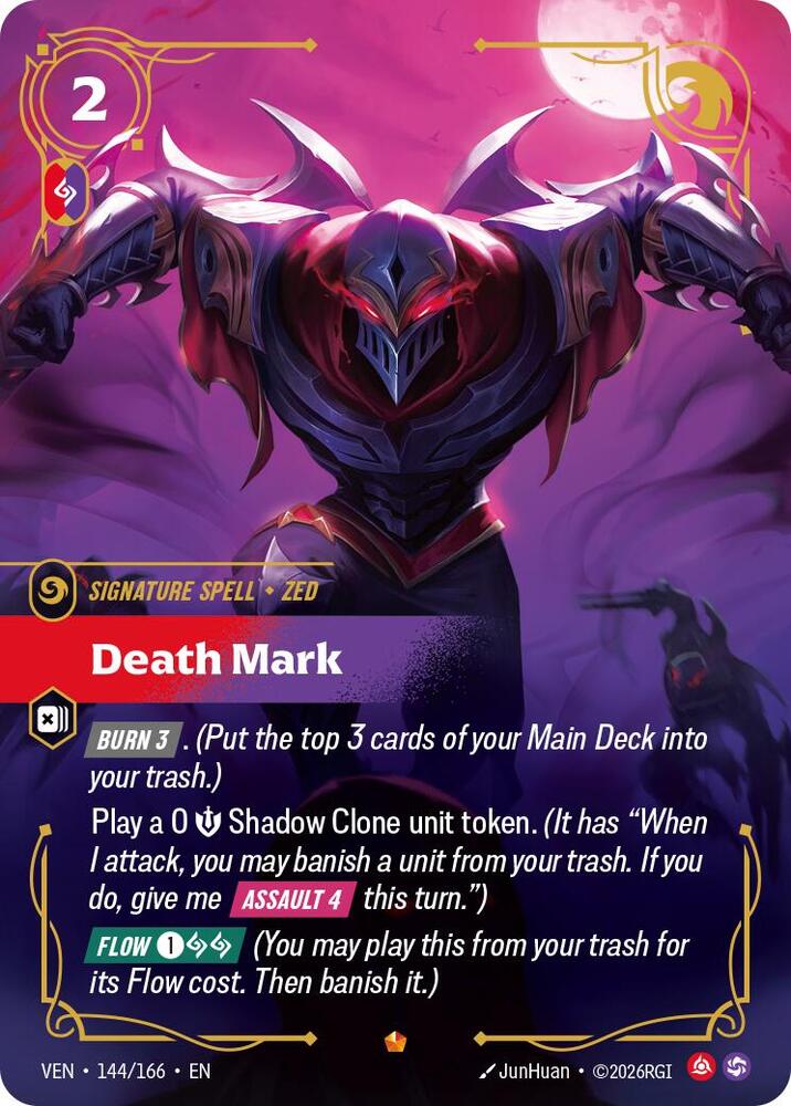 Death Mark 144/166 (Vendetta)  - Foil | Chromatic Games