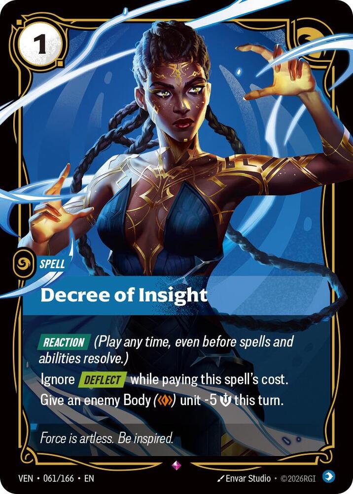 Decree of Insight 061/166 (Vendetta)  - Foil | Chromatic Games