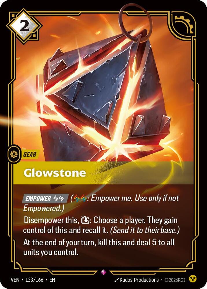 Glowstone 133/166 (Vendetta)  - Foil | Chromatic Games