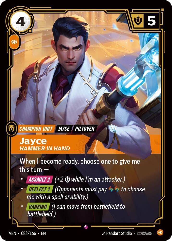 Jayce - Hammer in Hand 088/166 (Vendetta)  - Foil | Chromatic Games