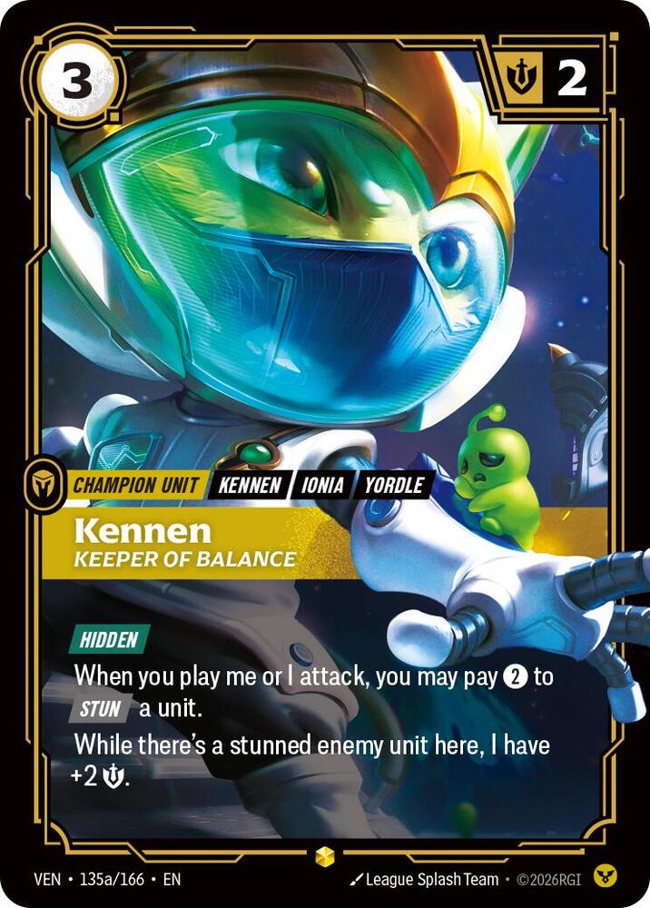 Kennen - Keeper of Balance 135a/166 (Vendetta)  - Foil | Chromatic Games