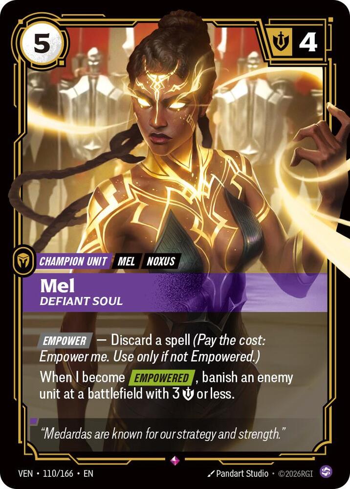Mel - Defiant Soul 110/166 (Vendetta)  - Foil | Chromatic Games
