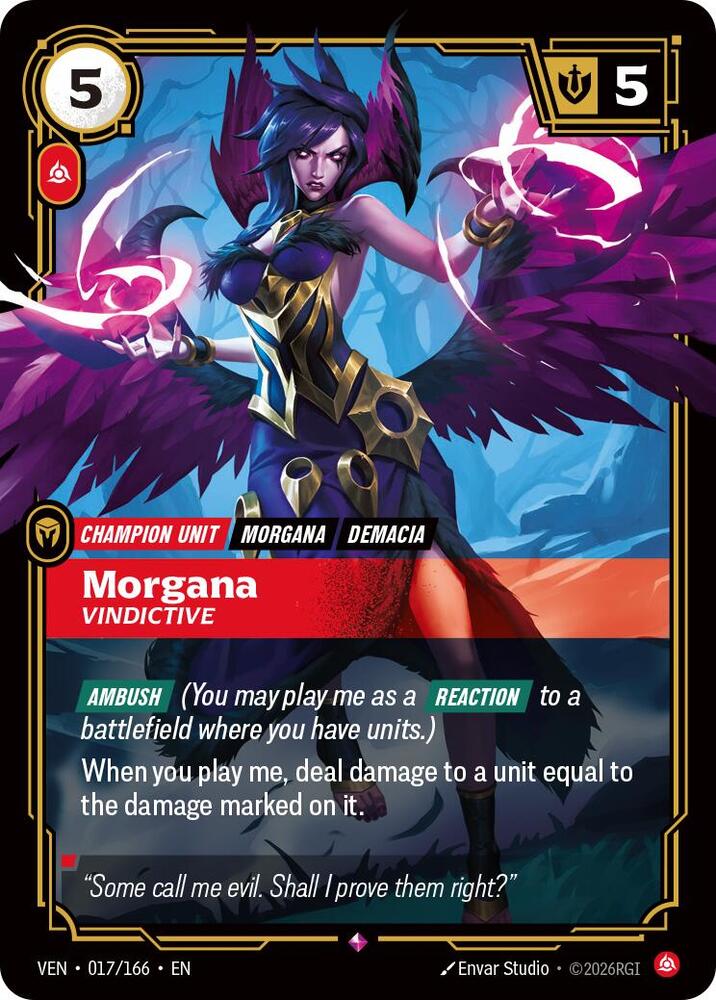 Morgana - Vindictive 017/166 (Vendetta)  - Foil | Chromatic Games