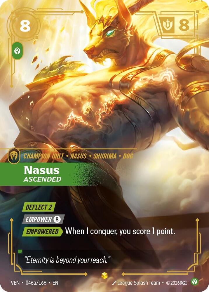 Nasus - Ascended 046a/166 (Vendetta)  - Foil | Chromatic Games