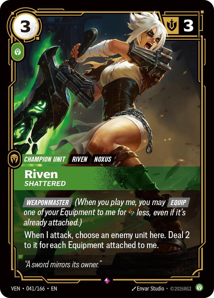 Riven - Shattered 041/166 (Vendetta)  - Foil | Chromatic Games