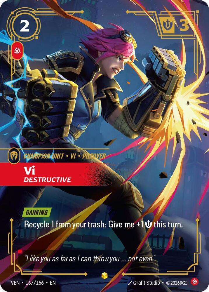 Vi - Destructive 167/166 (Vendetta)  - Foil | Chromatic Games