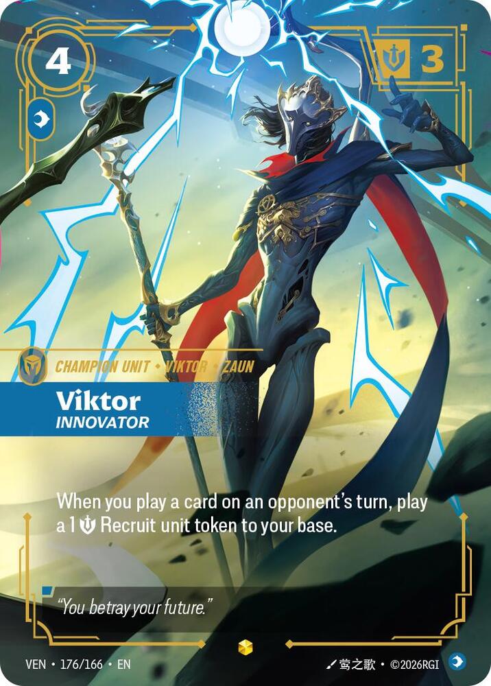 Viktor - Innovator 176/166 (Vendetta)  - Foil | Chromatic Games