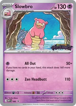 Slowbro - Pitch Black Stamped 083 (ME: Mega Evolution Promo)  - Holofoil | Chromatic Games