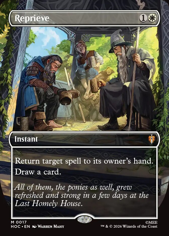 Reprieve 17 (The Hobbit: Eternal-Legal)  - Borderless Foil | Chromatic Games