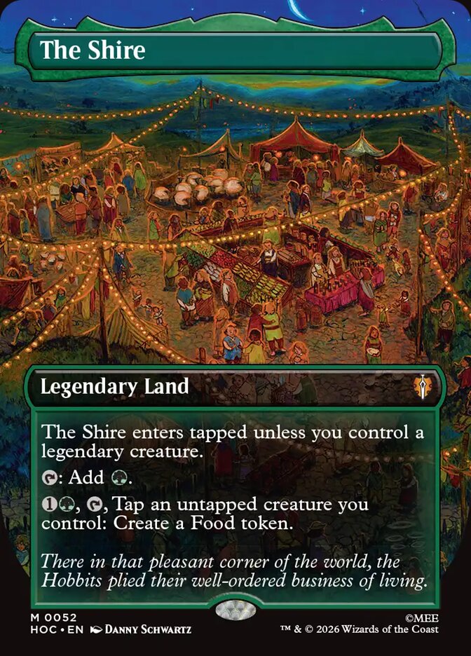 The Shire 52 (The Hobbit: Eternal-Legal)  - Borderless Foil | Chromatic Games