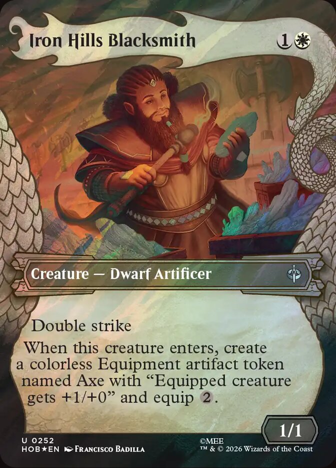 Iron Hills Blacksmith 252 (The Hobbit)  - Showcase Surge Foil | Chromatic Games