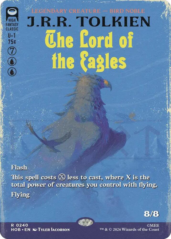 The Lord of the Eagles 240 (The Hobbit)  - Borderless | Chromatic Games