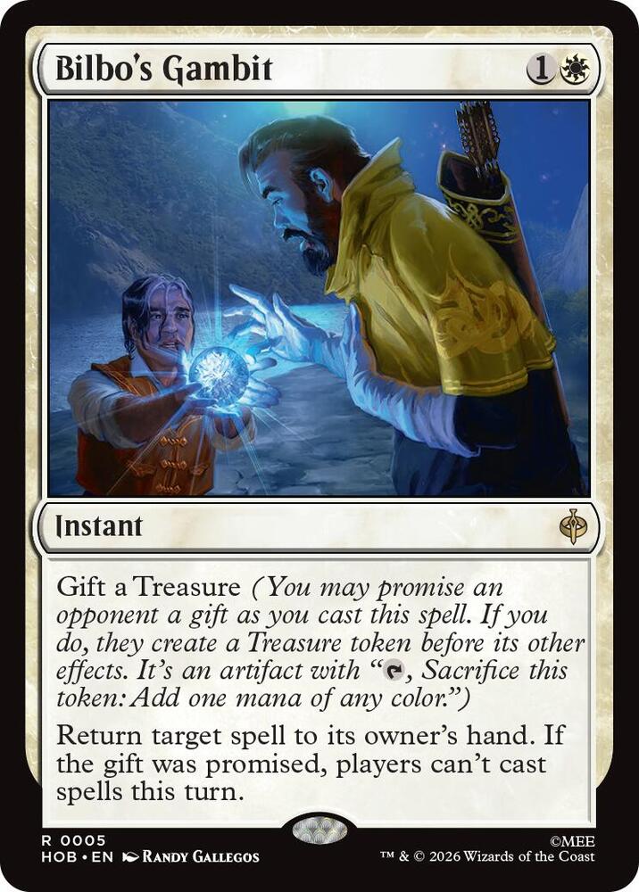 Bilbo's Gambit 5 (The Hobbit)  - Foil | Chromatic Games