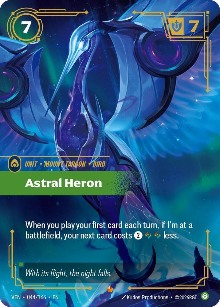 Astral Heron 044/166 (Vendetta)  - Foil | Chromatic Games