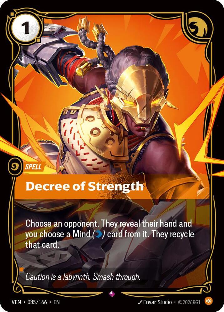Decree of Strength 085/166 (Vendetta)  - Foil | Chromatic Games