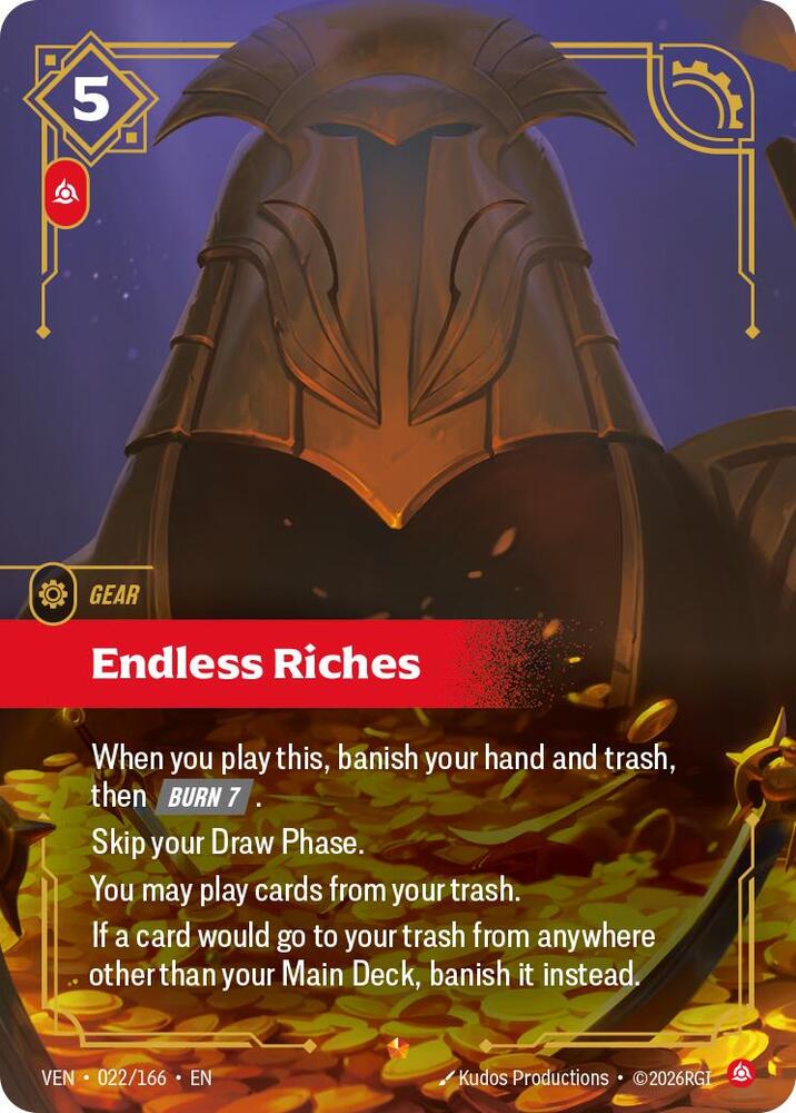 Endless Riches 022/166 (Vendetta)  - Foil | Chromatic Games