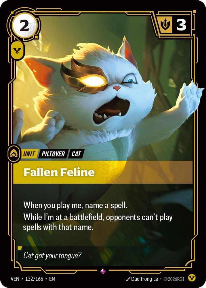 Fallen Feline 132/166 (Vendetta)  - Foil | Chromatic Games